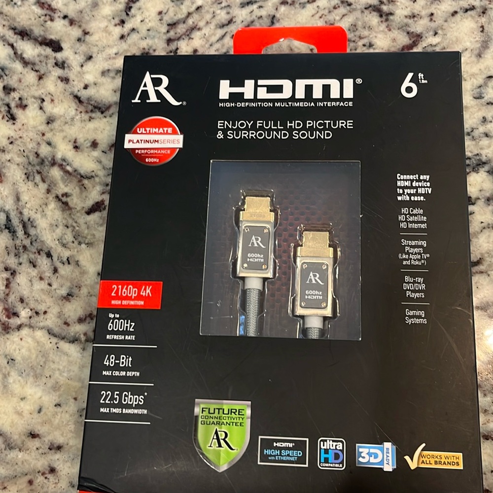 HDMI 6 foot cord new